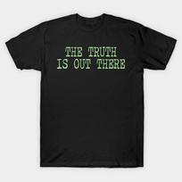 Men Black Print T-shirt Believe The Weird - The X-Files Truth No-Cut Transfer Paper Print Cotton Tshirt 3XL juoda