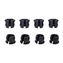 8 vnt Mtb Road Bike Schrader vožtuvo ratlankį konvertuoti į Presta vožtuvo vidinio vamzdžio adapterio guminį kištuką black