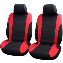 Universal Fashion Style priekinių galinių automobilio sėdynių užvalkalų rinkinys 4set juoda/raudona