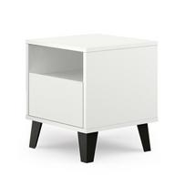 Spintelė prie lovos Top E Shop Scandi, balta