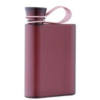 Creative Flat Water Bottles Portable BPA Simple Large Capacity Clear Plastic Water Cups Square Sports Drink Bot raudona
