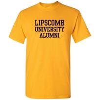 Lipscomb Bisons Basic Block Alumni Collegiate T Shirt - Gold S