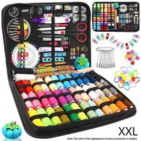 243-Piece Large Sewing Kit Box: Portable Household Thread & Tool Organizer