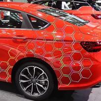 Automobilio lipdukas Universalus korio formos grafikos plėvelė Automobilių kėbulo dekoravimo lipdukai Automobilio išorės lipdukas Automobilio vinilo korio atviro stiliaus juosta