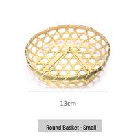 Bamboo Handwoven Basket for Tempura, Fruit, and Pastry