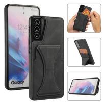 for Samsung Galaxy S21 S10 S20 Plus Ultra S10E S20 FE Case Luxury Slim Fit Premium Leather Card Slots Shockproof Kickstand Cover for Galaxy S10 Plus juoda