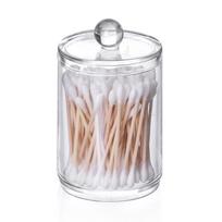Acrylic Stackable Swab & Jewelry Box with Lid – 1/2/3 Layers, Transparent Rectangular Design