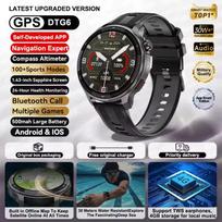 2026New Military Men Built-in GPS Map Smart Watch AMOLED Screen 4GB Memory 10ATM Waterproof Altimeter Bluetooth Call Sports Smartwatches Fitness Watch juoda