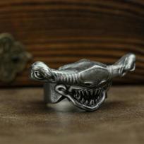 Demon Shark Vintage Halloween Wear Celebrate Animal Jewelry Ring 6