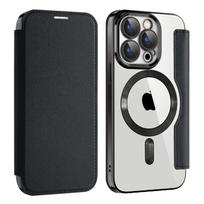 Flip Leather  Case for For Iphone 17 Air 16e 16 Promax 14 12 13 15 Pro Max Plus Card Holder Magnetic Wireless Charger Cover For iPhone 16e