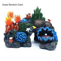 Simulated Coral UnderWater Fish Hideaway Reef Fish Tank Decoration Artificial Coral Fish Tank Ornament Aquarium Landscape Coral