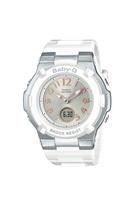 CASIO Baby-G BGA-1100-7B2JF Solar Radio-Controlled Analog Women's Watch White balta