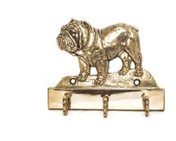 Buldog Angielski, Bulldog I - Wieszak Na Klucze Z Psem, Mosiężny Uchwyt Na Psie Akcesoria, Elegancka Ozdoba Do Korytarza Marki Art-Dog