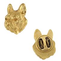 Buldog Francuski Ii - Broszka Z Psem W Pudełku Ozdobnym, Elegancki Pozłacany Pin, Przypinka Do Marynarki Marki Art-Dog