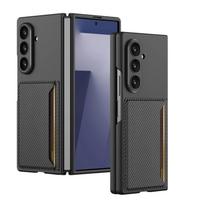 Odinis piniginės dėklas su kortelių laikikliu, itin plonas, matinio PC, atsparus smūgiams, skirtas Samsung Z Fold 7, Samsung Galaxy Z Fold 6 7 Galaxy Z Fold6