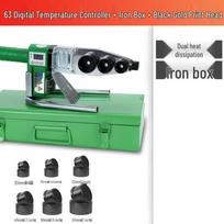 PPR/PE Pipe Digital Hot Melt Welder 20-63mm žalia spalva