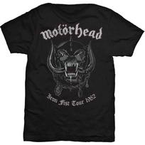 Motorhead Men's Grey Warpig Short Sleeve T-Shirt, Black, Large 4XL