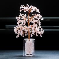 Citrine Gravel Crystal Money Tree Ornament for Home or Office Decor