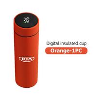 ABCDGB1 Car Portable Stainless Smart Water Bottle Keeps Temperature Cup For KIA Cerato Proceed Venga Stonic Picanto Sorento Stinger