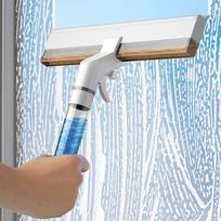 Window Cleaner Telescopic Shower Squeegee For Shower Walls Professional Scraper With Large-Capacity Water Bottle Cleaning Mop CN
