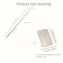 Nerūdijančio plieno makiažo pagrindo makiažo mentelė žiedas spalvų maišymo lėkštelė spalvų maišymo lazdelė veido kaukės grandiklis Color Stick + Palette Combina white