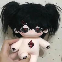 Be atributų Melancholijos lėlė Miela pliušinė 20 cm figūrėlė Įdaryta pliušinė lėlė Aprengti Anime Žaislas Kalėdų dovanos
