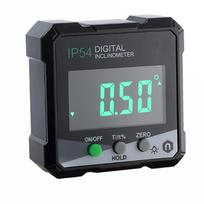 Skaitmeninis inklinometras 4x90 laipsnių Matavimas IP54 LCD ekranas Magnetinis Skaitmeninis ekrano kampo matuoklis
