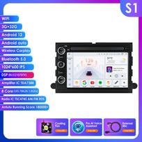 Ossuret Intelligent 2din Android Autoradio for Ford F150 F250 F350 Mercury Lincoln Taurus Explorer Car Radio Multimedia Video Player GPS Carplay 4G S1 8Core 3G 32G AI