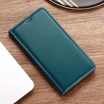 Xiaomi 15 14 13 14T 13T Pro Ultra Lite Turbo Flip natūralios odos telefono dėklas Xiaomi 15 šviesiai žalios spalvos