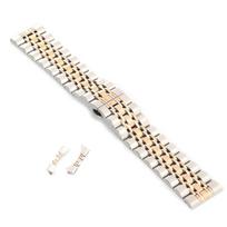 24mm Stainless Steel Watch Strap Replacement Watch Band Strap Accessory for WatchmakerRose Gold