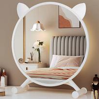 Aige Desktop Makeup Mirror perlų baltos spalvos