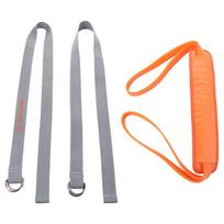 Portable Horizontal Bar Pull Up Power Belt Adjustable Strap Household Hanging Resistance Bands Latex Training Aid Strap geltona
