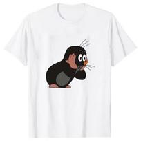 Casual Men T Shirt Krtek Cartoon The Story of A Mole Summer Tops T Shirt Novelty Tshirt Women High Quality Casual Printing Tee 4XL