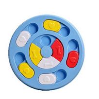 Non-slip Dog Puzzle Toys Anti Choking Food Hiding IQ Food Dispenser Slow Eating Plastic Pet Training Game Boredom Relief mėlyna