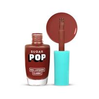 Sugar Pop Glossy Finish Nail Lacquer Vintage Brick Shimmering High Shine Long Lasting Quick Dry Rich Manicure 10 Ml