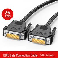 DB15 15-Pin Serial Parallel Data Cable with Aviation Plug 3M