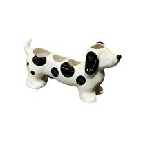 Ceramic Dachshund Toothbrush Holder 4 Slots Toothpaste Toothbrush Base  for Bathroom Style B