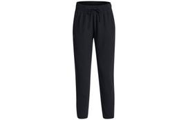 Under Armour Ottoman Knitted Sweatpants Women's Black Thickened Straight Fit Pants 1379778-001 M