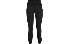 Under Armour Knitted Sweatpants Women's Black Moderate Cuffed Pants 1361367-001 S