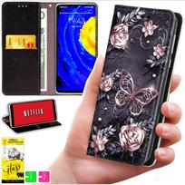 Etui Typu Portfel Do Xiaomi 15T - Pokrowiec Bluemoon Nadruk + Szkło 9H