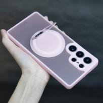 Magnetic Ring Holder Armor Case for For Samsung S26 S25 S24 S23 FE Ultra Plus A56 A55 A54 A36 A35 A26 A16 A17 A07 A06 Cover Galaxy A24 4G gray