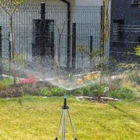 Tripod Sprinklers For Yard 360 Degree Sprinkler Stand Tripod Outdoor Adjustable Height Watering Equipment For Yard Flower Bed China Mainland