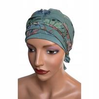 Turban Damski Wera Mięta-422 Chusta Na Wiosnę I Lato Także Po Chemioterapii