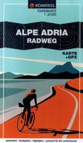 Alpe Adria 1:50 000. Laminowana Mapa Turystyczna, Rowerowa 7059. Wyd. 2024. Kompass
