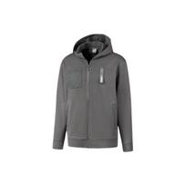 Puma Logo Print Zip-Up Hoodie Men Tops Lime 582699-44 M