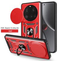 Armor Shockproof Back Cover for Xiaomi 15 Ultra 14 15 14T Pro 15Ultra Mi14T Car Magnetic Ring Stand Holder Cover Coque Fundas Xiaomi 15 Ultra 5G