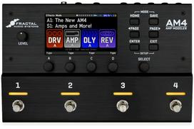 Fractal Audio Systems AM4 AMP MODELER Modeliavimo stiprintuvo pedalas Daugiaefekčių juoda