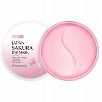 Hidrogeliniai drėkinamieji paakių padeliai Sakura nuo maišelių ir raukšlių