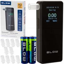 Profesionalus elektrocheminis alkoholio matuoklis BLOW + 10 antgalių