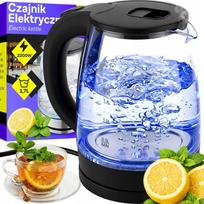 RETOO elektrinis stiklinis belaidis virdulys su LED apšvietimu, 1,7 l, 2200 W